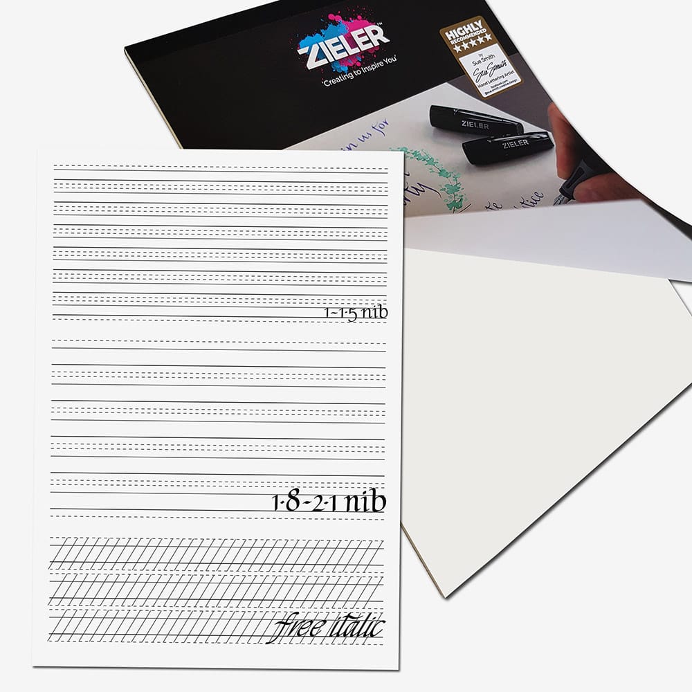 Zieler : Calligraphy Pad : 100gsm : 30 sheets : A4