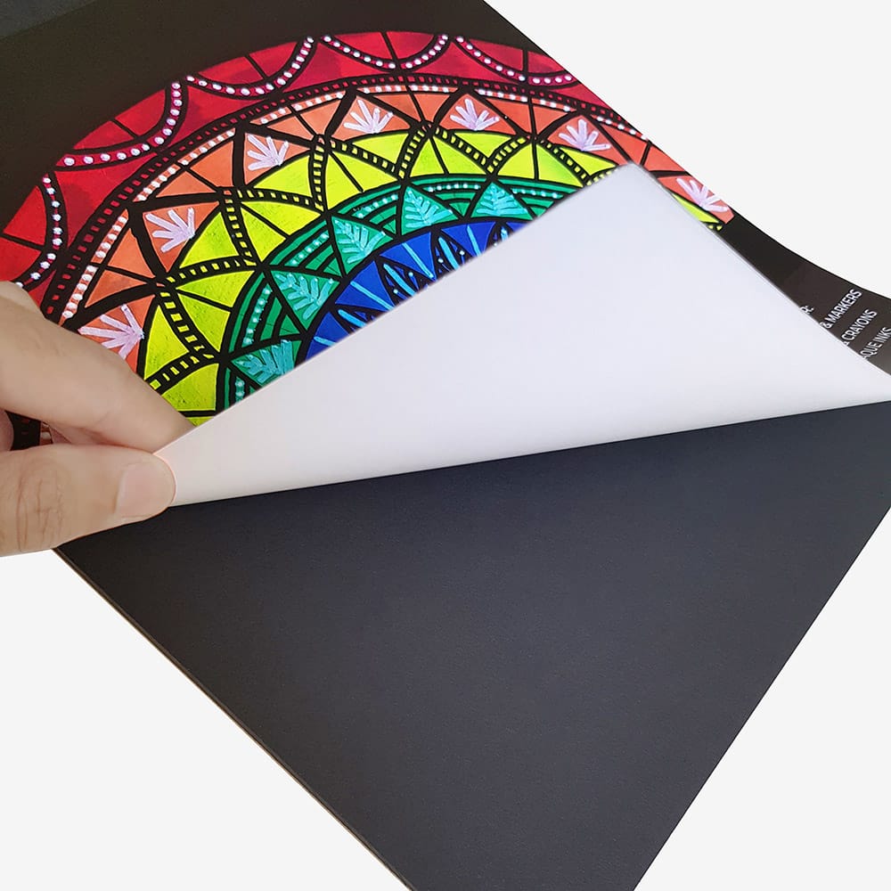 Zieler : Cartridge Paper Pad : 140gsm : 30 Sheets : A4 : Black