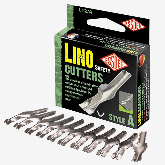 Essdee : Lino Carving Safety Cutter Tips : Set of 12