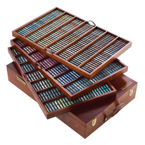 Sennelier Extra Soft Pastels Wooden Case - King Set of 525 Pastels
