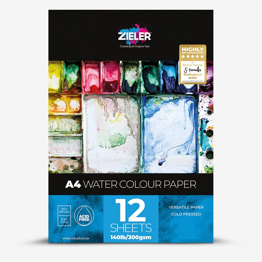Zieler : Watercolour Painting : Introductory Set : Set of 30