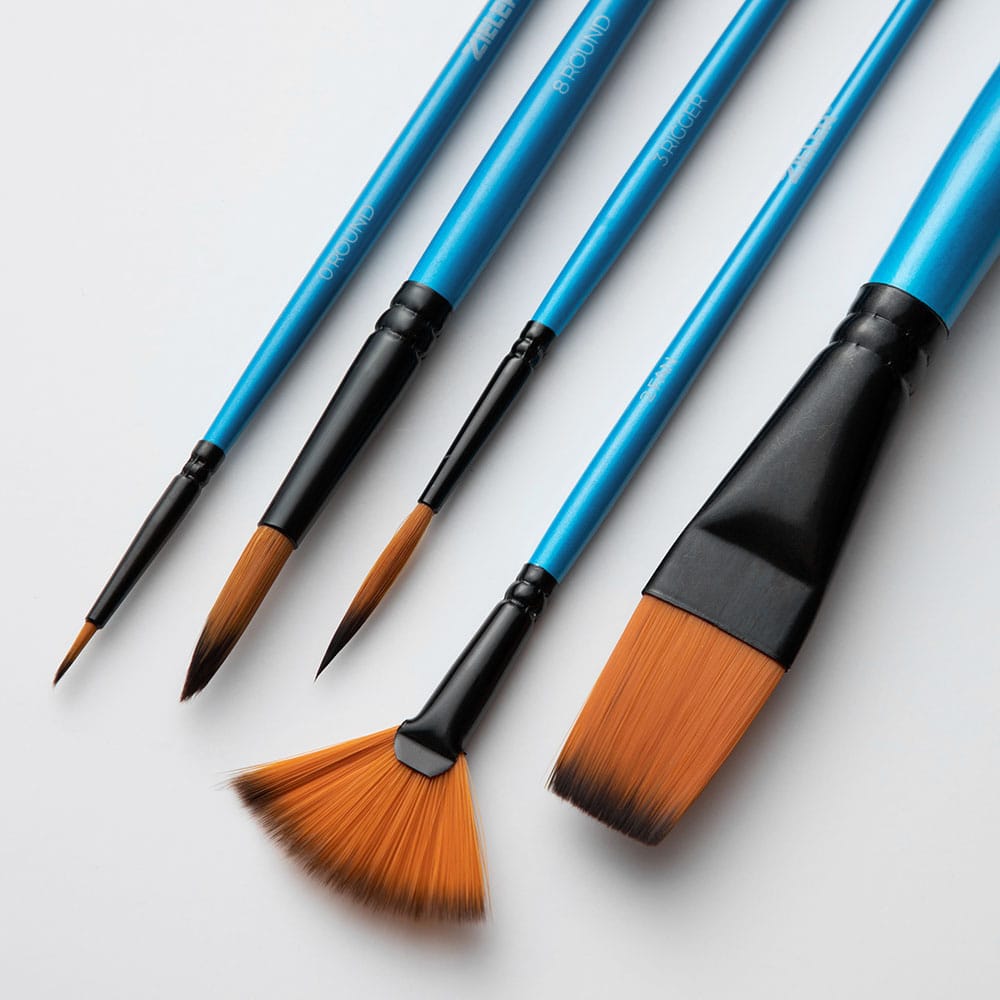 Zieler : Premium Watercolour Paint : Half Pan : Starter Set
