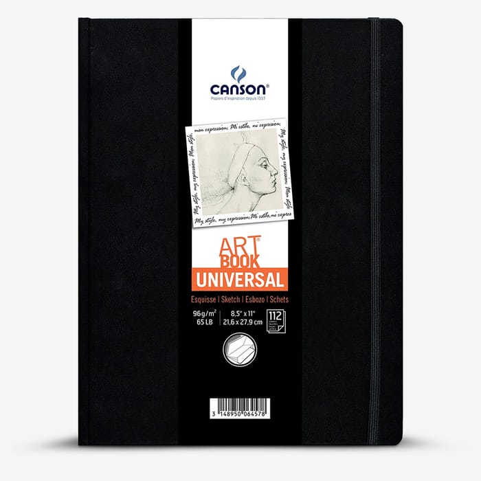 Daler-Rowney : Art Book: Universal Sketchbook : Hardbound : 96gsm : 21.6x27.9cm : 112 Sheets