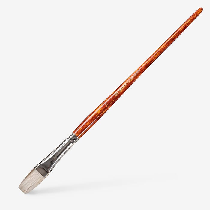 ARTdiscount : Bristle Brush : Long Flat : Size 10 (20mm)