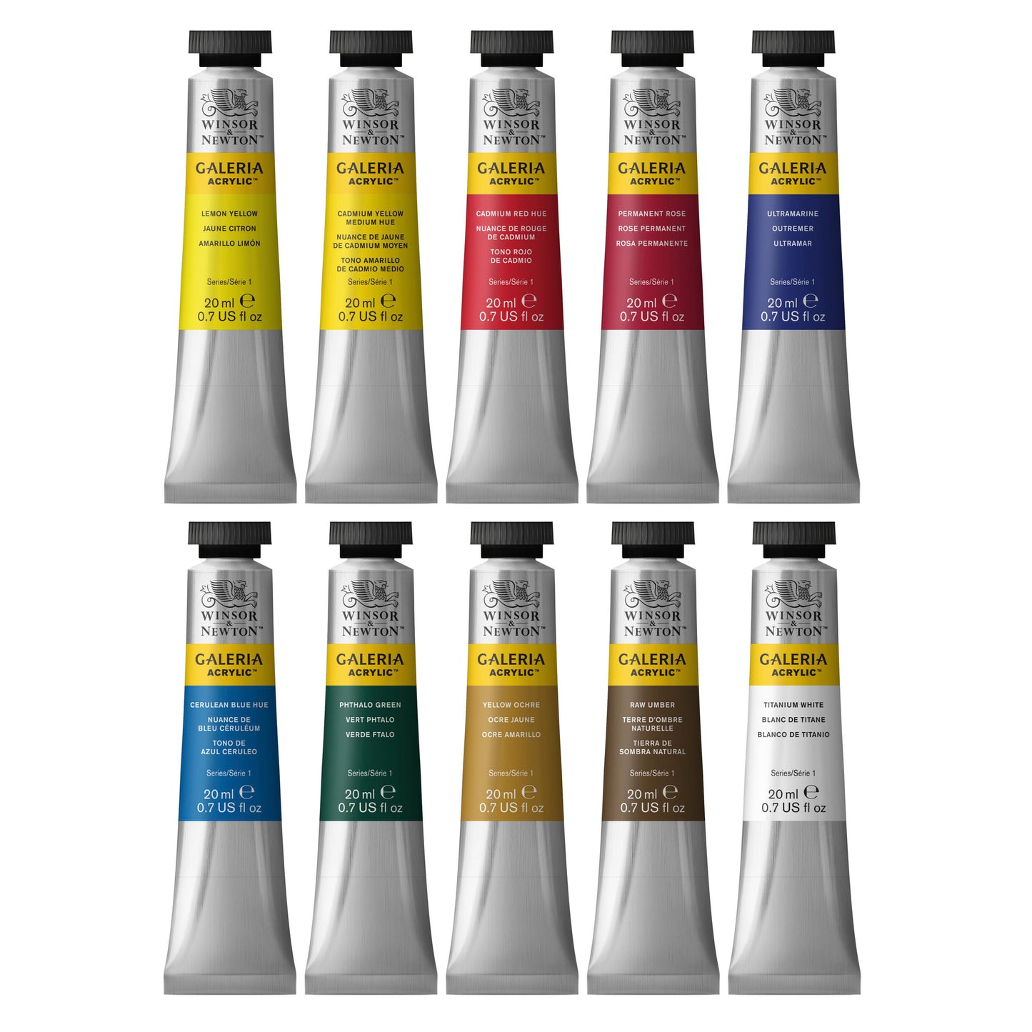 Winsor & Newton Galeria 10 Tube set Small - 20ml