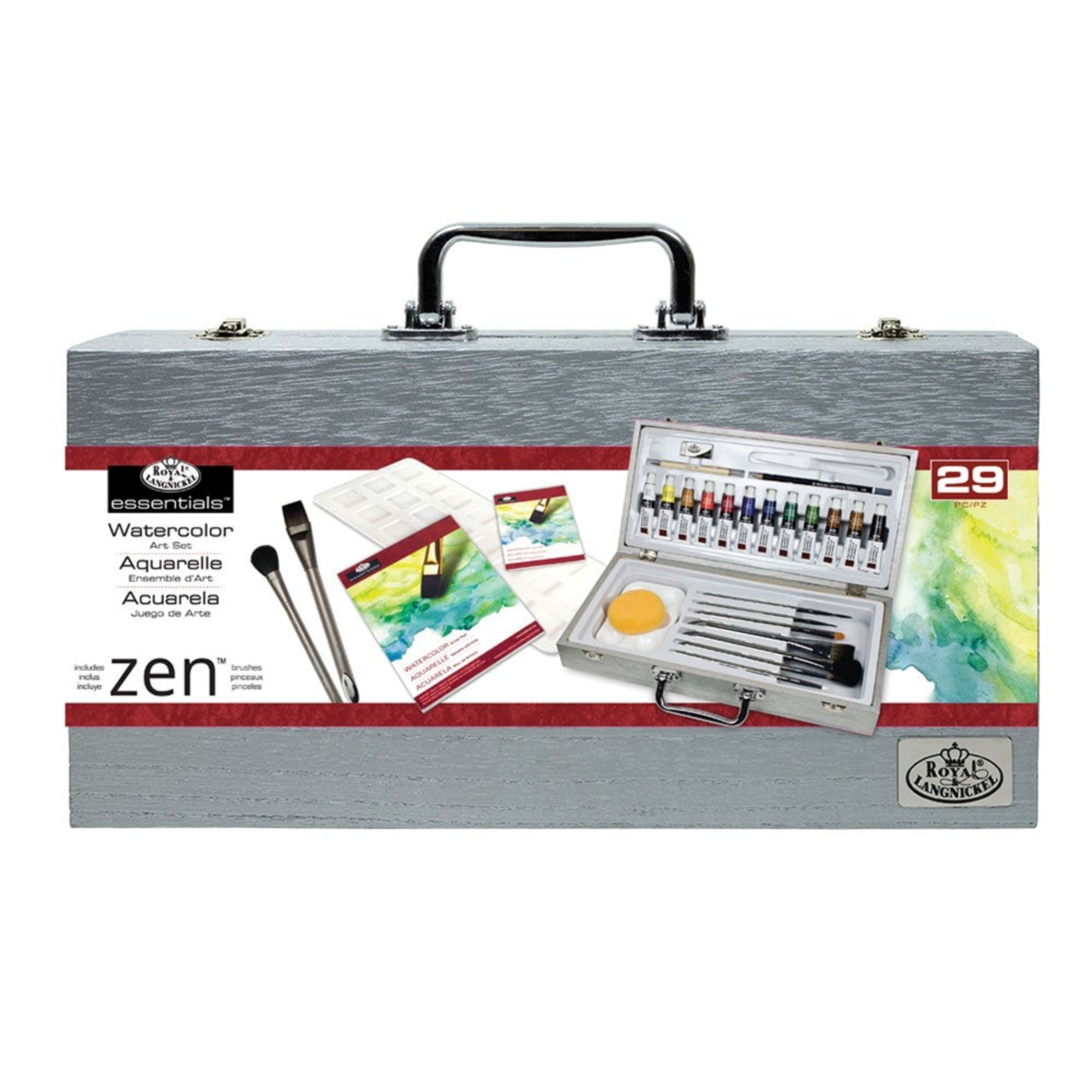 Royal & Langnickel Essentials Watercolour Brush/Paint Set
