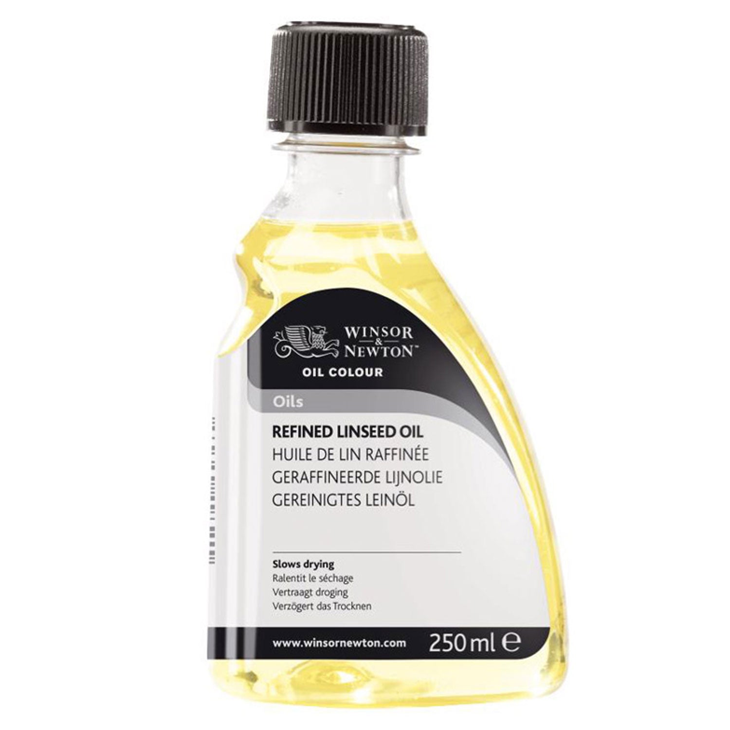 Winsor & Newton Refined Linseed Oil - 250ml Bottle