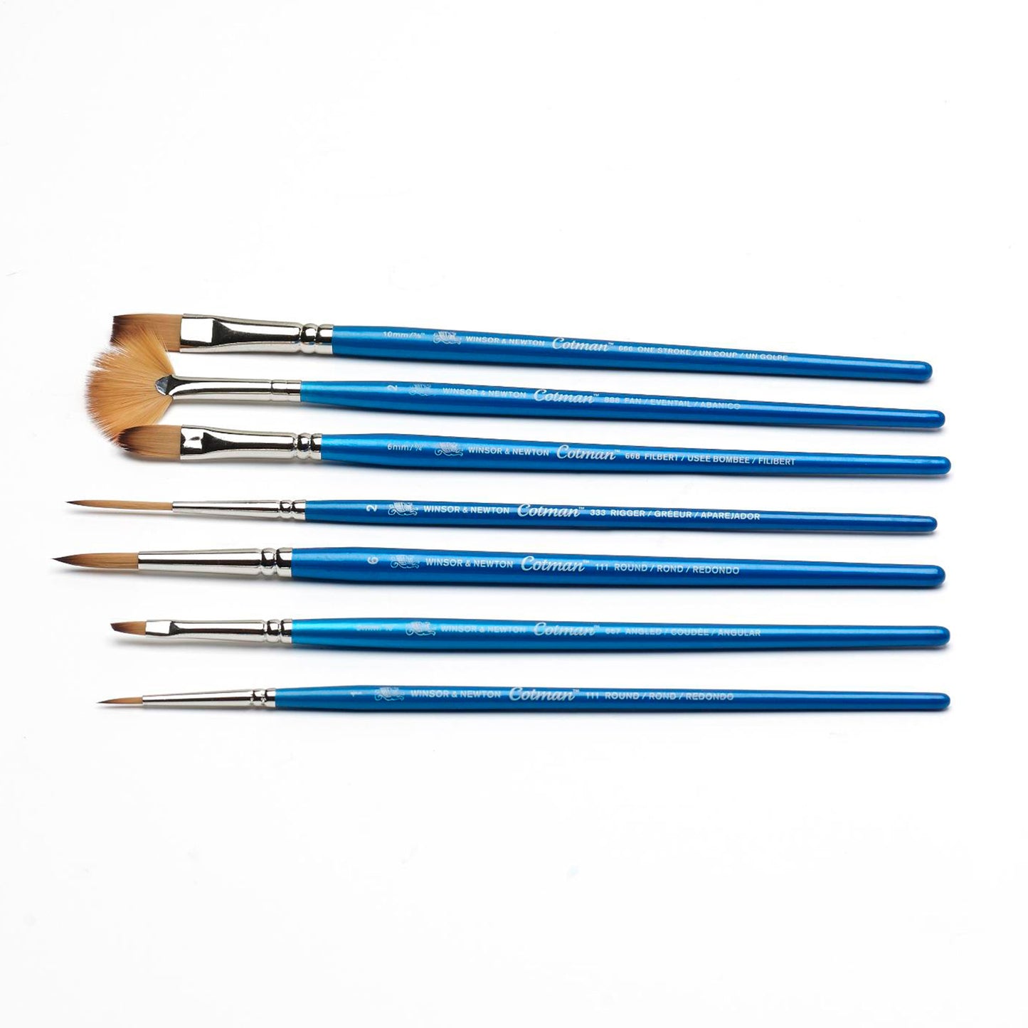 Winsor & Newton Cotman Watercolour Brushes - Set of 7 - All Sizes