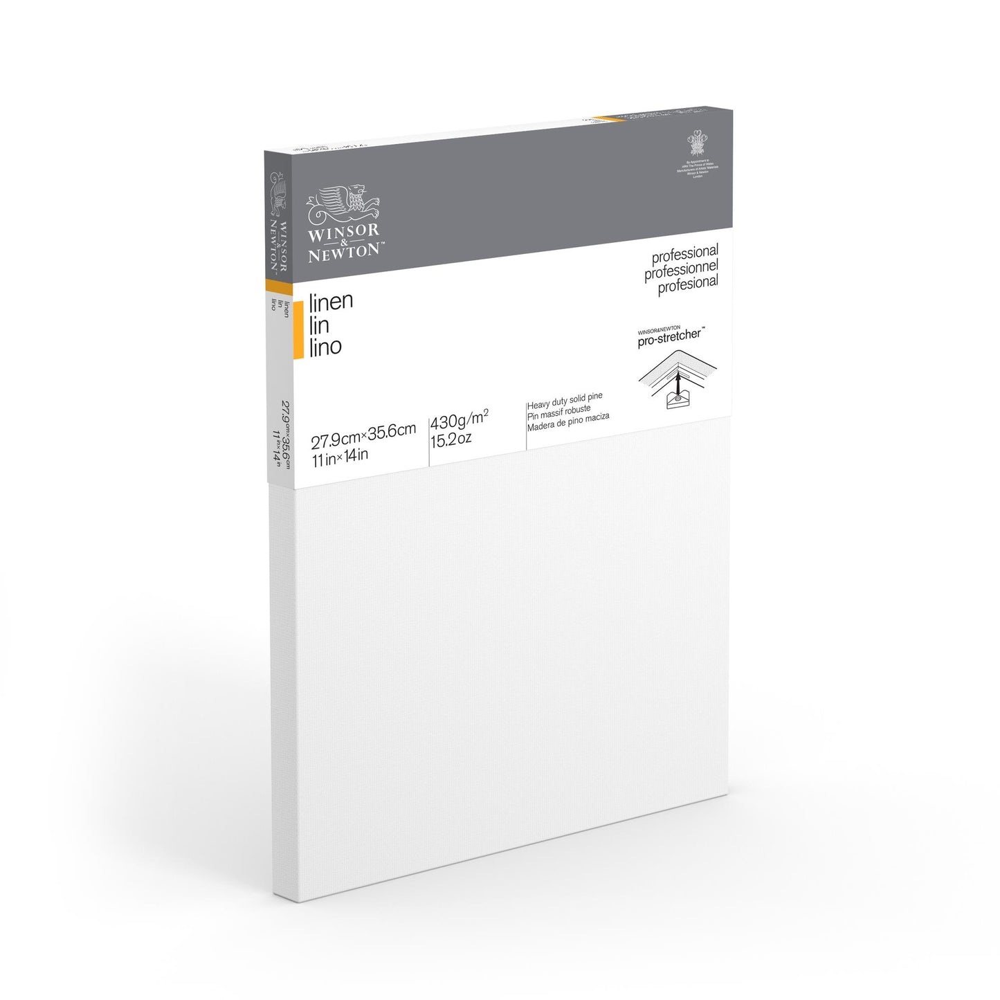 Winsor & Newton PROFESSIONAL LINEN Canvases - Boxes of 5