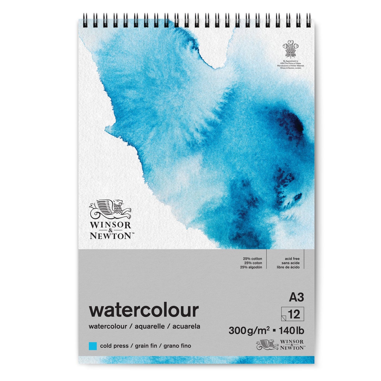 Winsor & Newton Watercolour Spiral Bound Pads - 140lb/300gsm