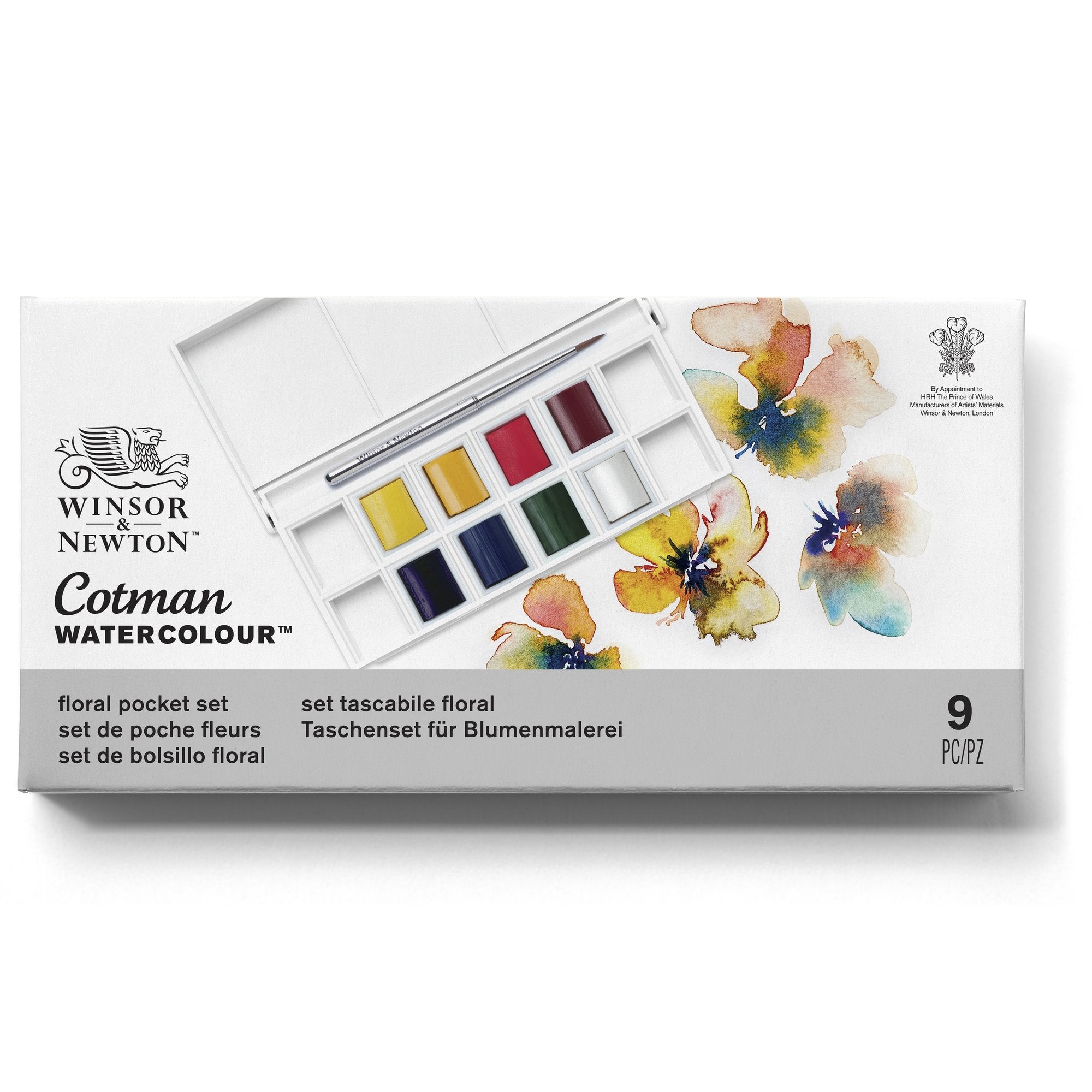 Winsor & Newton Cotman Watercolour FLORAL Pocket Set