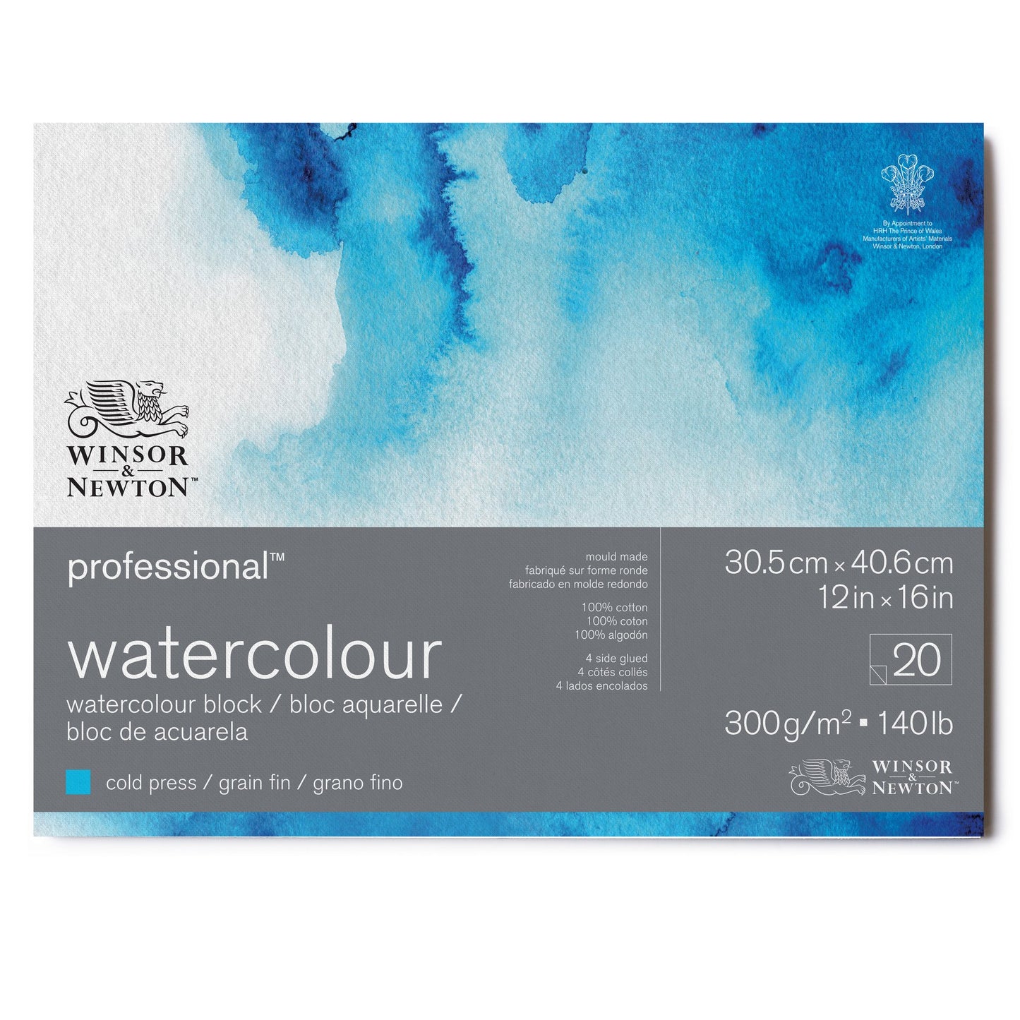Professional Watercolour Blocks - Cold Pressed - 30.5cm x 40.6cm