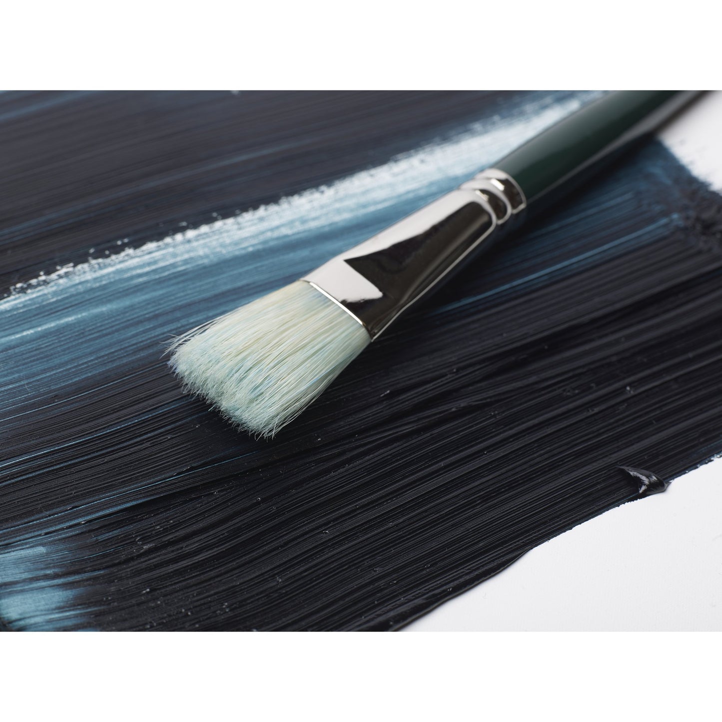 Winsor & Newton Winton Long Handled Hog Brush - Short Flat