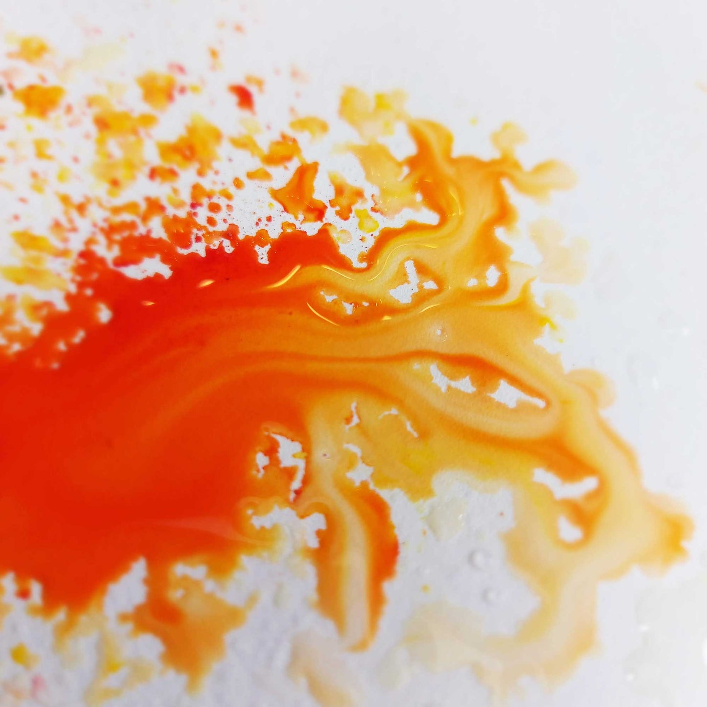 Brusho Crystal Colours, Diluted