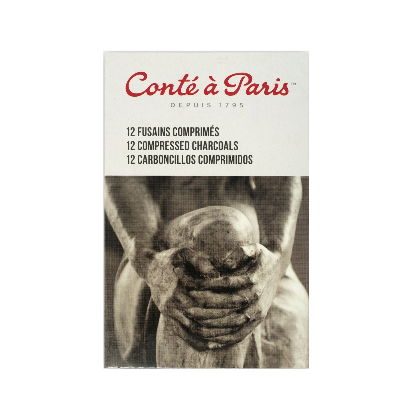 Conte 12 Compressed Charcoal Sticks