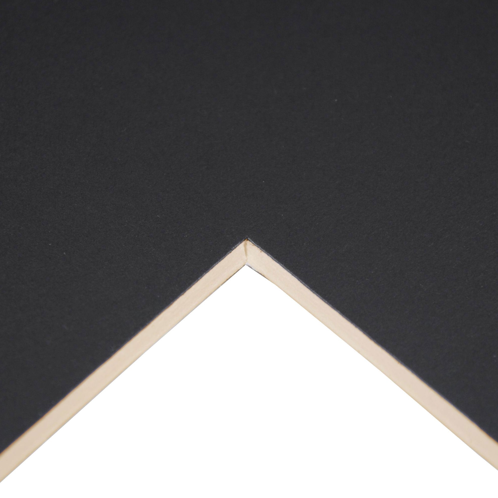 Daler-Rowney Studland Mount Board - Cream Core - A1 - Poster Black