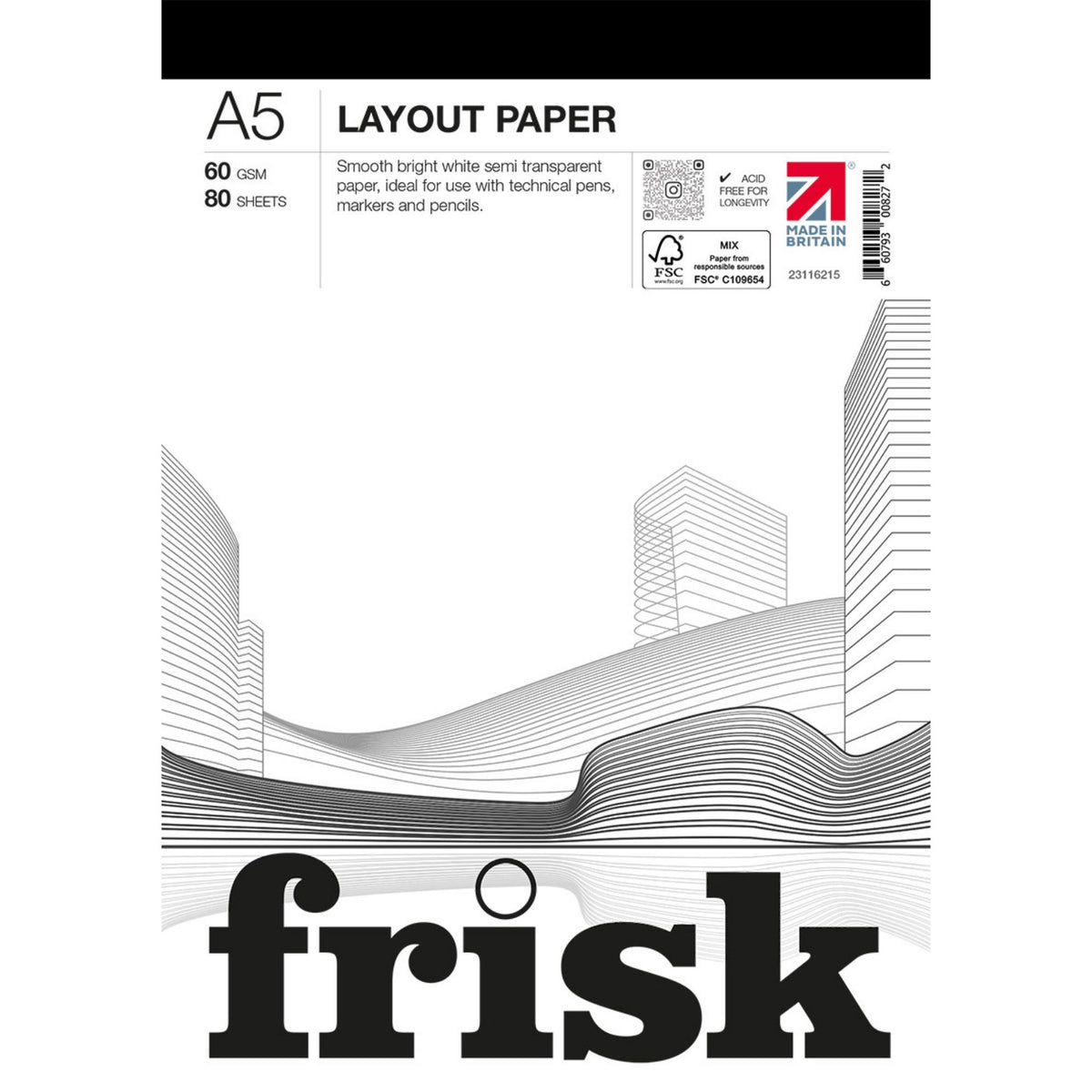 Frisk Layout Paper Pad - A5