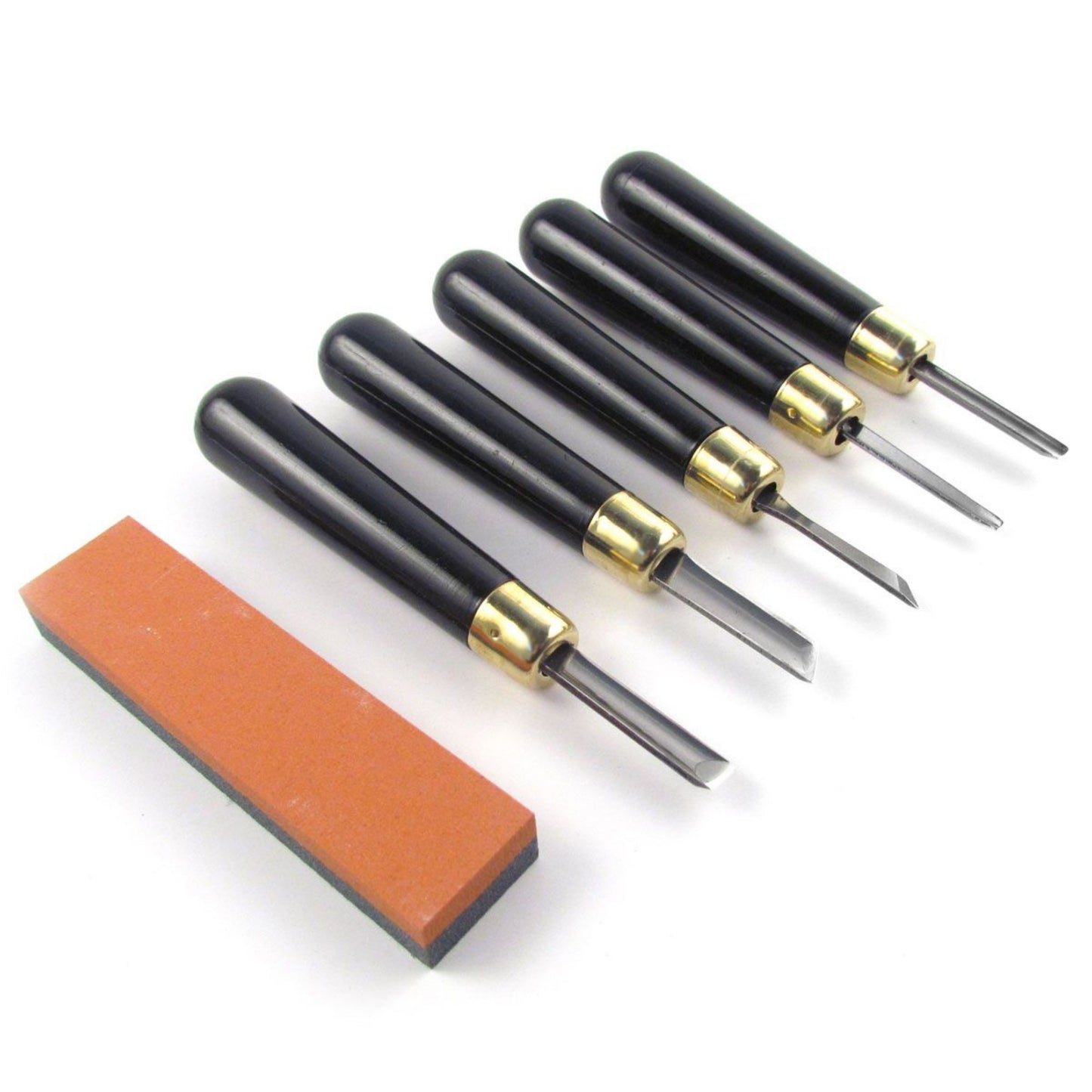 RGM Student Lino Set of 5 Tools + 1 Dual Sharpening Stone