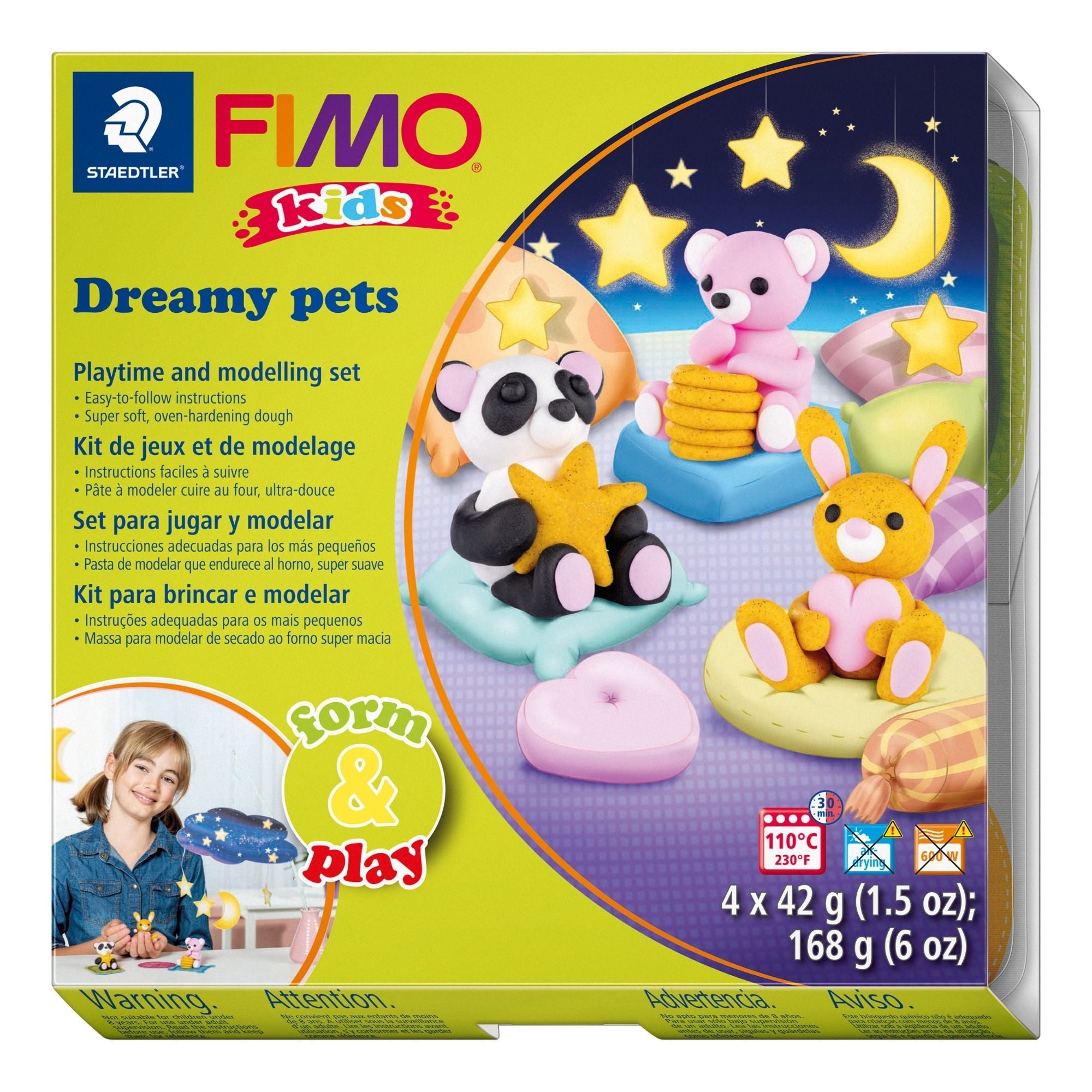 Staedtler FIMO Kids Clay Modelling Set - Dreamy Pets Box