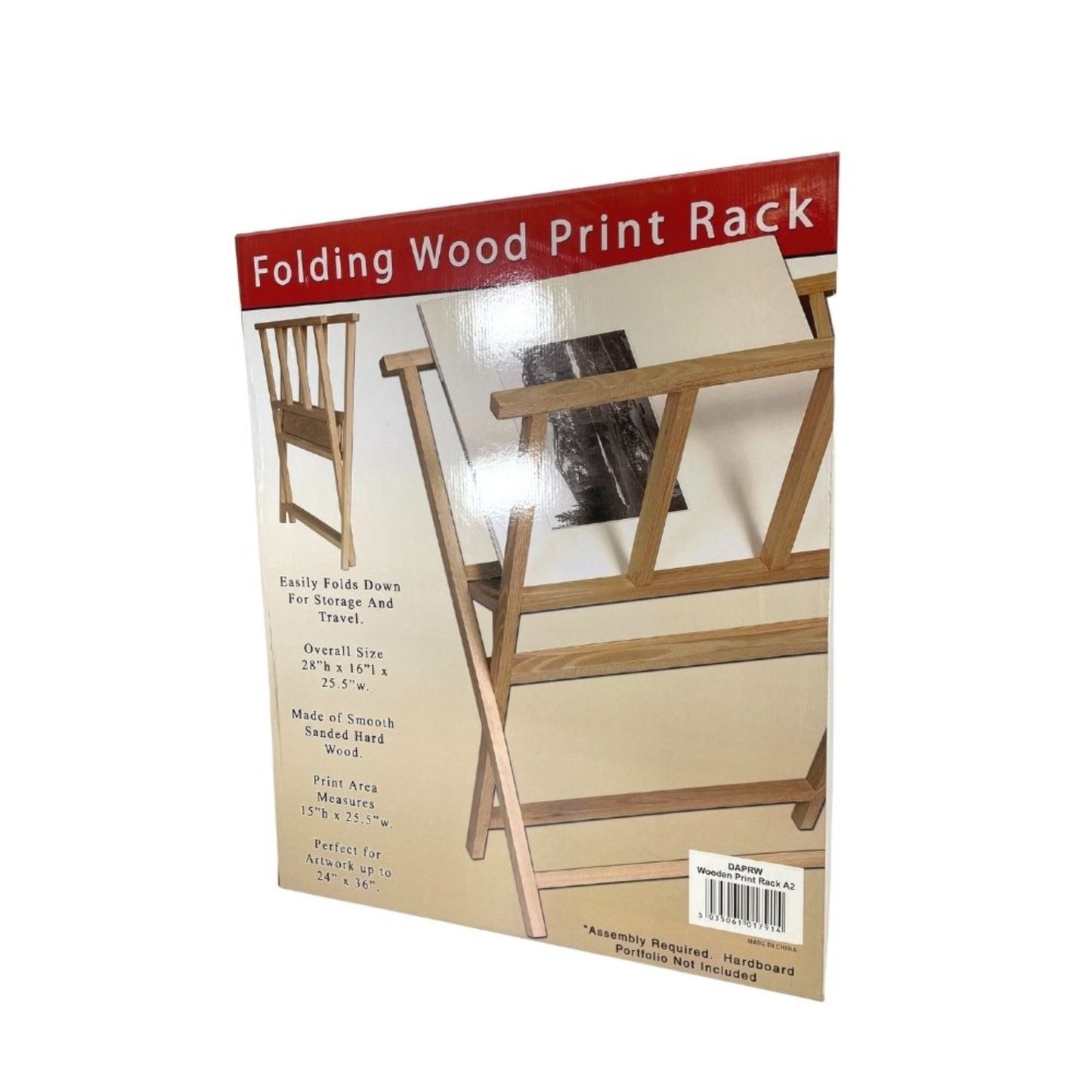 Artists Print Storage Rack Packaging