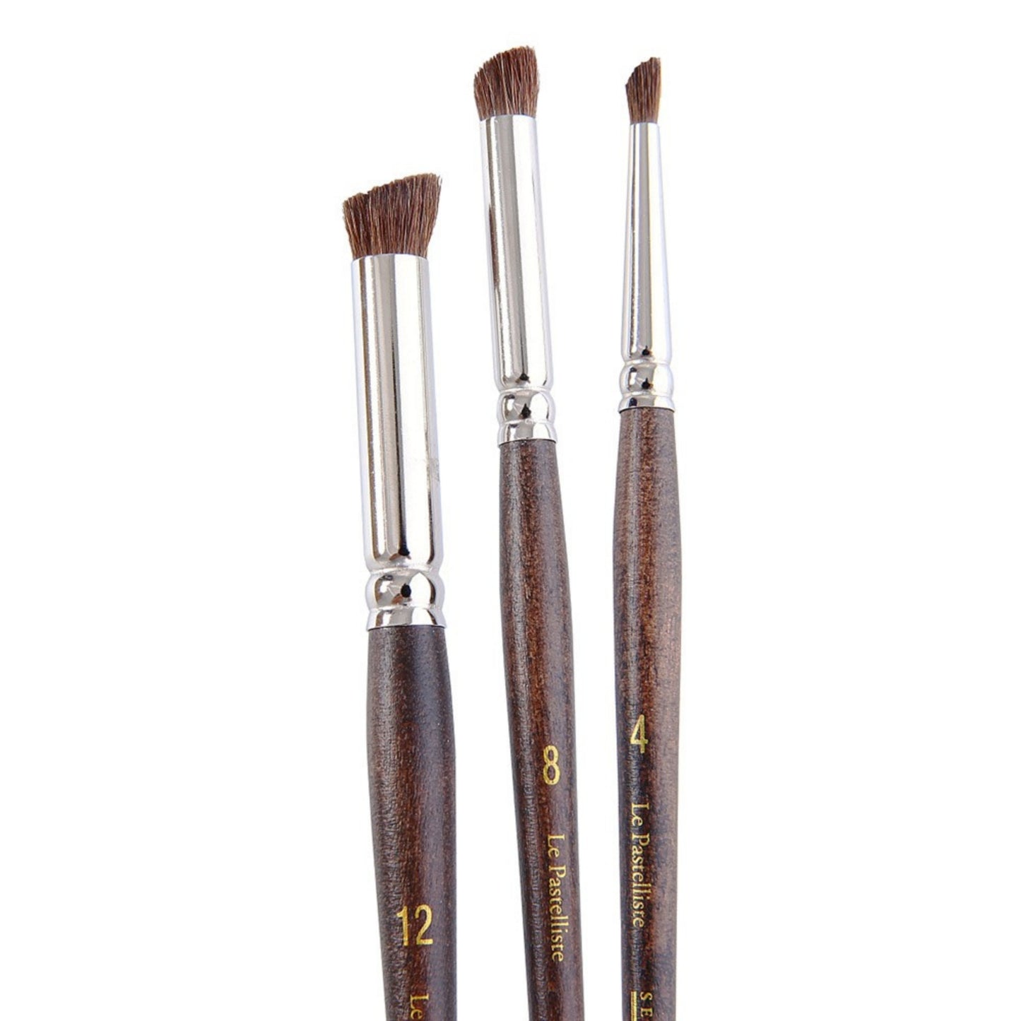 Sennelier Le Pastelliste Pastel Blending Brushes - Set of 3 Closeup