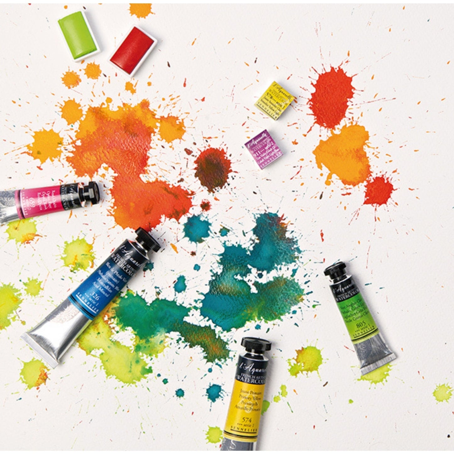 Sennelier Artists' Watercolour Tubes Box - Set of 11 x 10ml