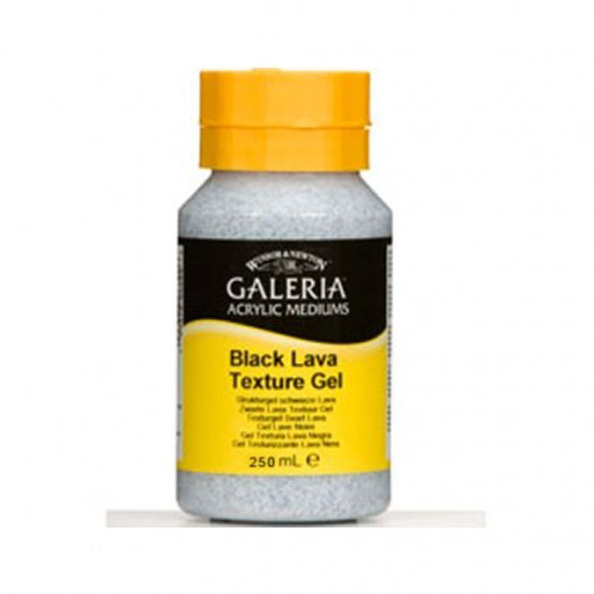 Winsor & Newton Galeria Black Lava Texture Gel 250ml