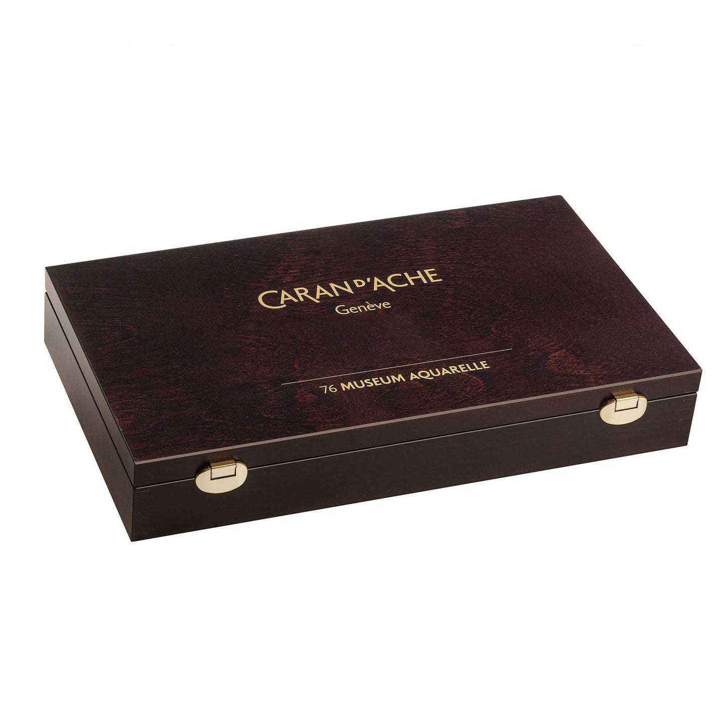Caran d'Ache Museum Aquarelle Wooden Set of 76 Closed