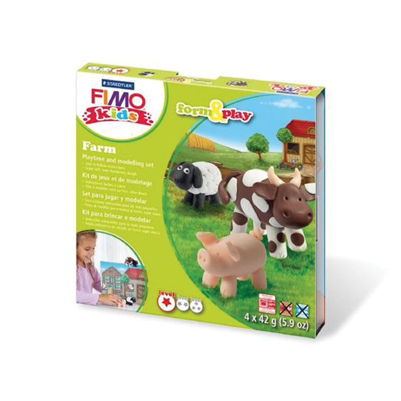 Staedtler Fimo Kids Form &amp; Play Set - Farm