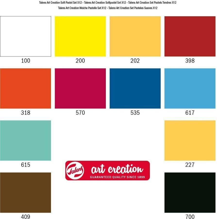 Talens Art Creation Soft Pastel - Set 12