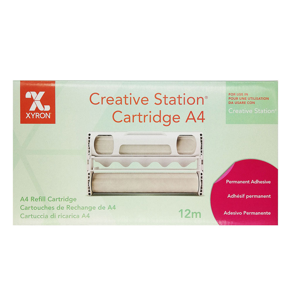 Creative Station Cartridges - Permanent Adhesive (Ref 23461) x 12m Roll
