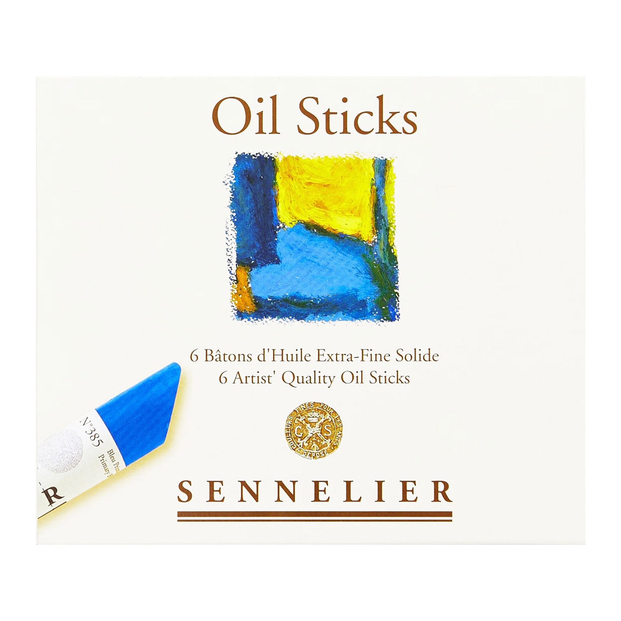 Sennelier Oil Sticks - Set of 6 Basic Colours