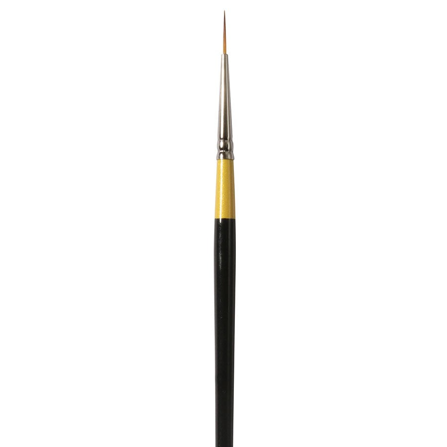 Daler-Rowney System3 - Short Handled Liner - SY51 - 10/0 brush with fine synthetic bristles for acrylic painting