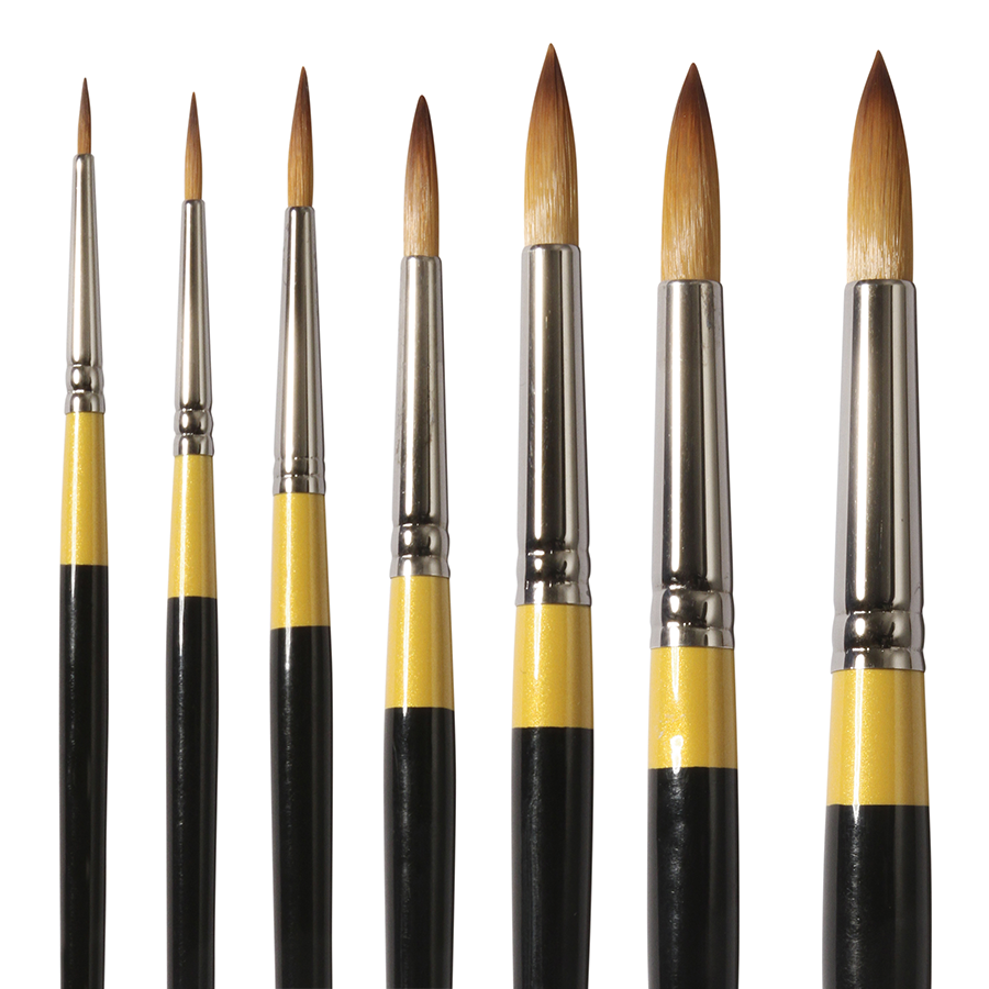 System 3 Short Handled Round Brushes - SY85