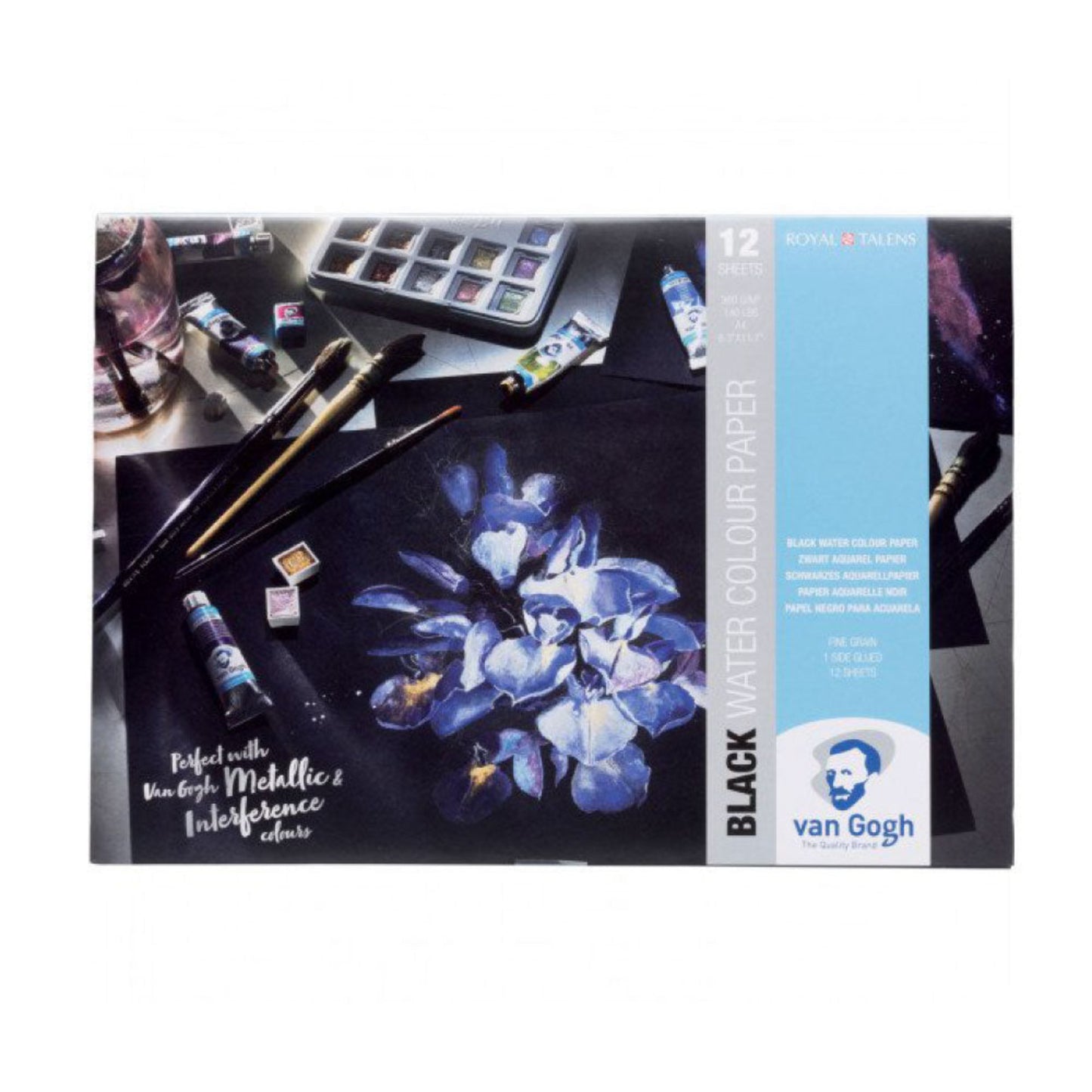 Van Gogh Black Water Colour Paper - 360gsm (140lbs)