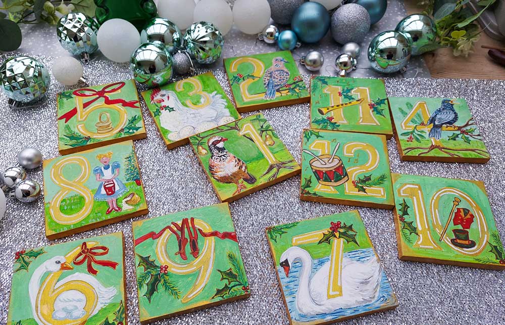 Let's get Christmas Crafting. The 12 Days of Christmas.