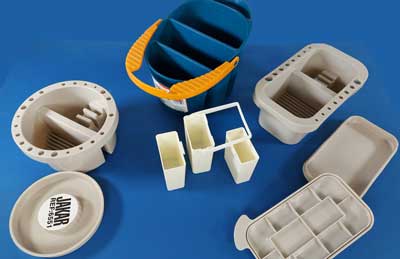 Water buckets and brush cleaners