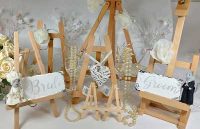 Easels for Weddings and Events