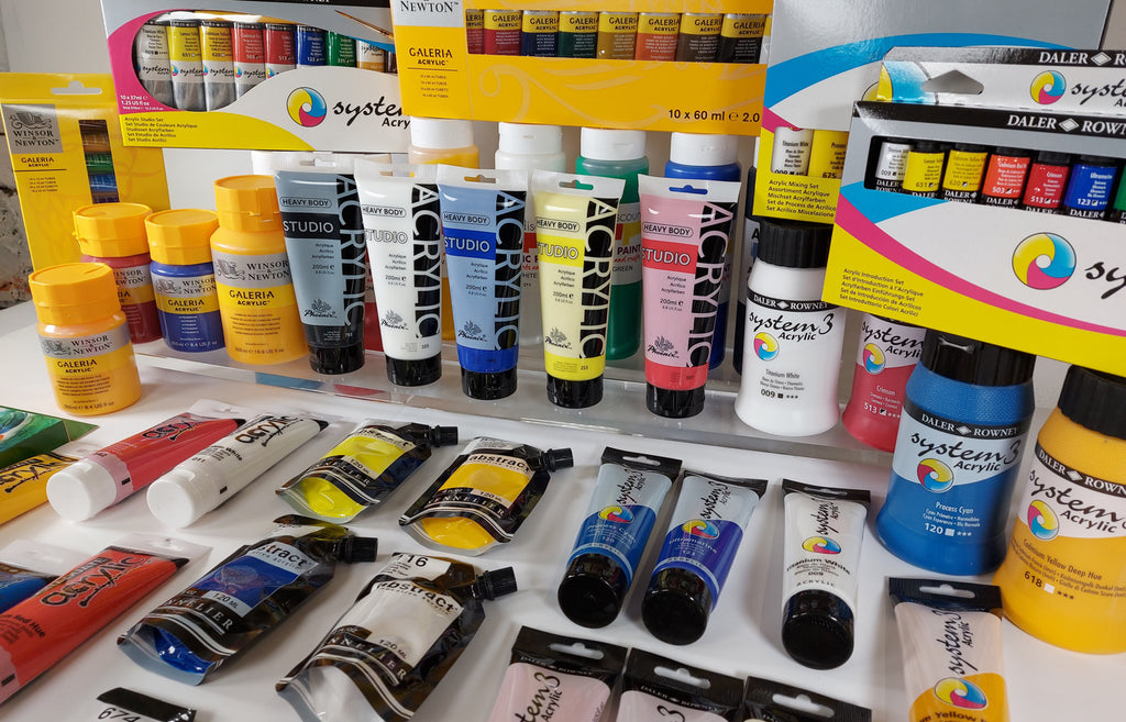 Professional Artists' Acrylic Paint*** - Art Supplies from Crafty Arts UK