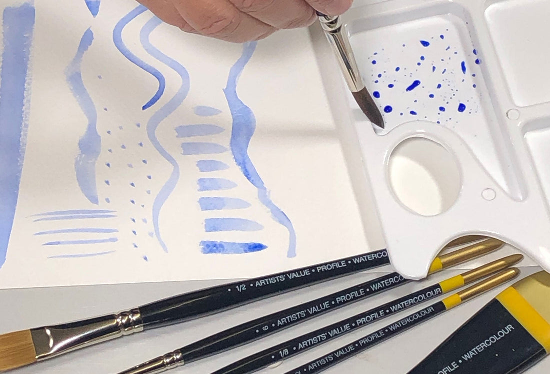 EPISODE 3 - WATERCOLOUR for Beginners - 'Round Brush techniques'