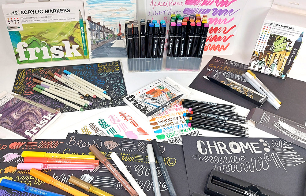 Coloring Supplies and Tools - Pencil, Pen, and Marker Info