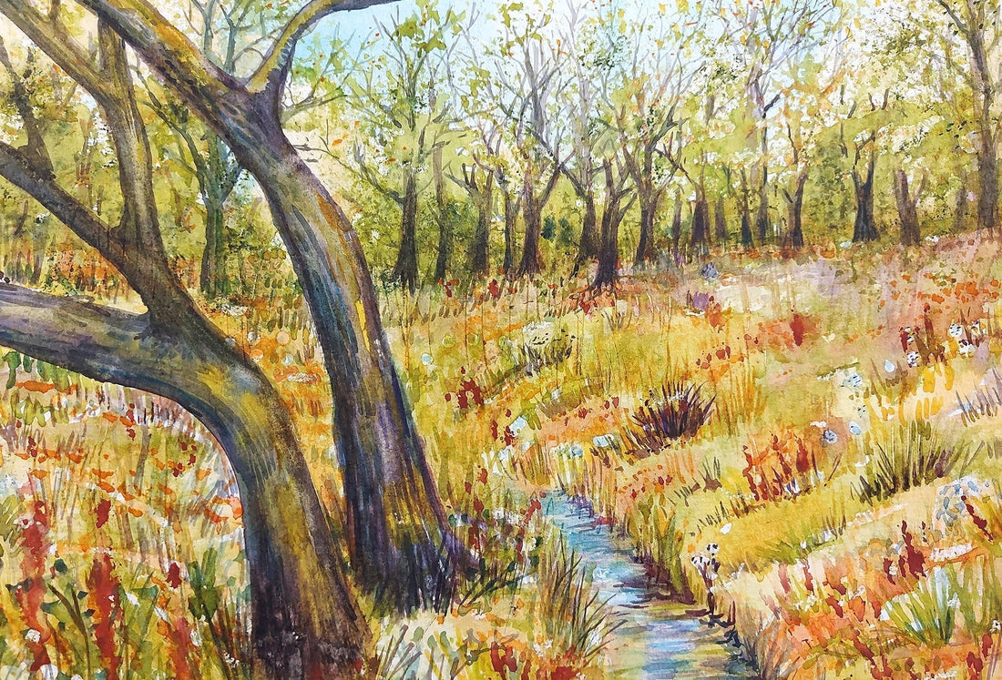 EPISODE 8 - WATERCOLOUR for Beginners - 'Creating a landscape in Watercolour'