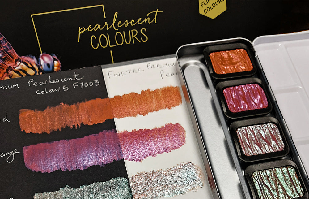 Finetec Metallic Watercolour sets