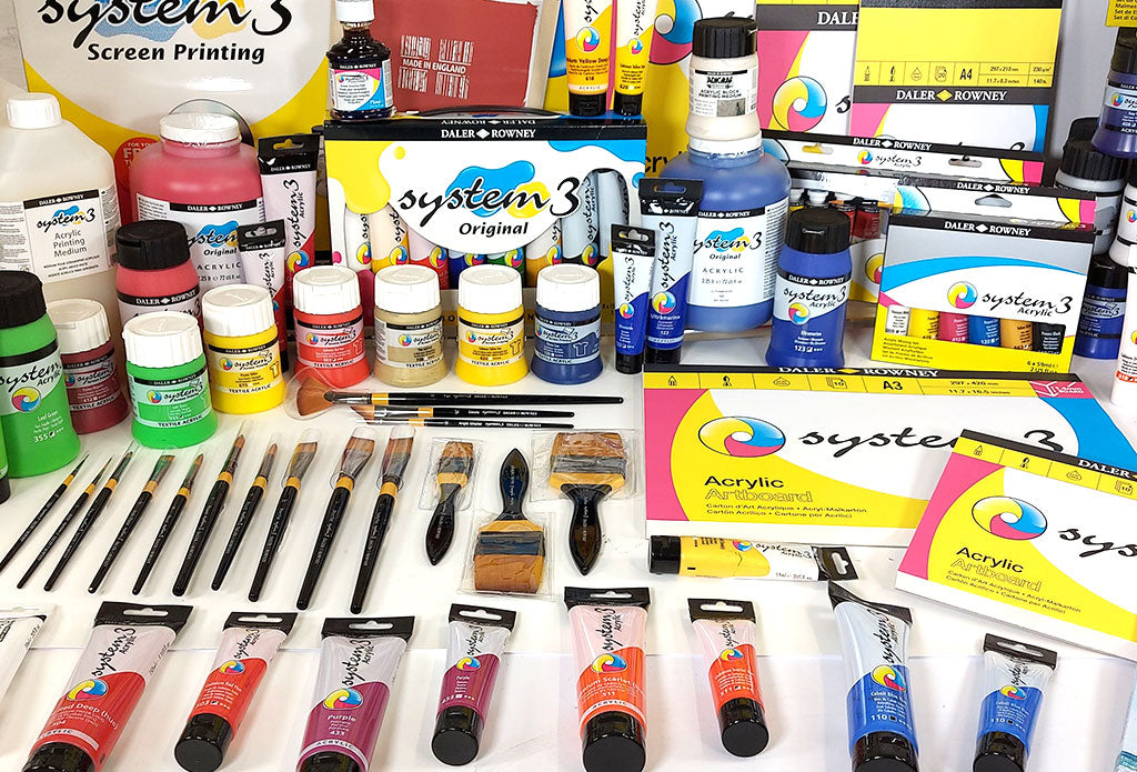 System3 Acrylic Paints – Not Just for Painting!