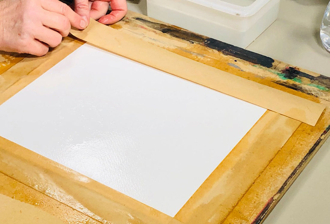 A Beginner's Guide to Stretching Watercolour Paper