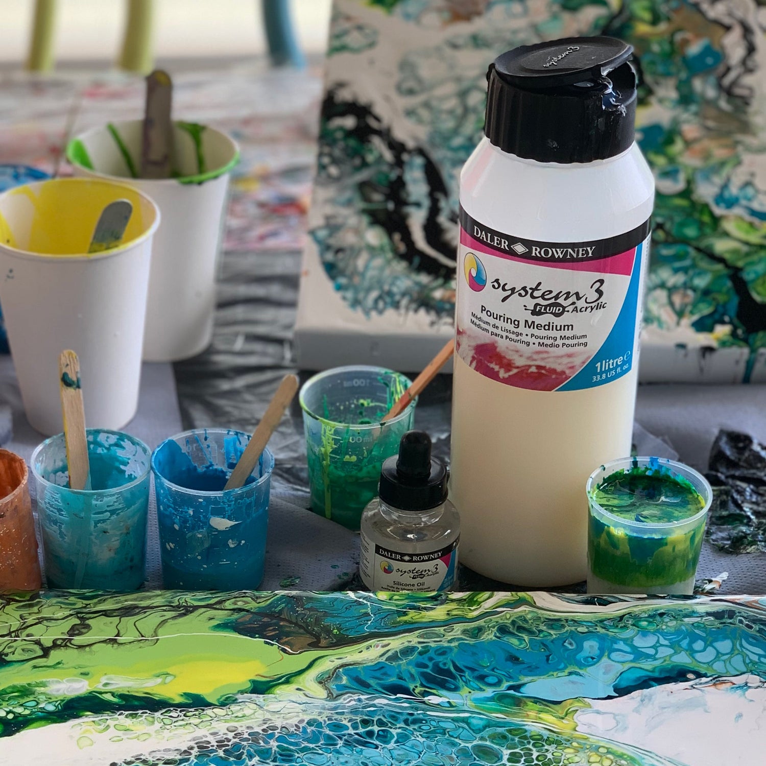 Daler-Rowney Pouring Mediums