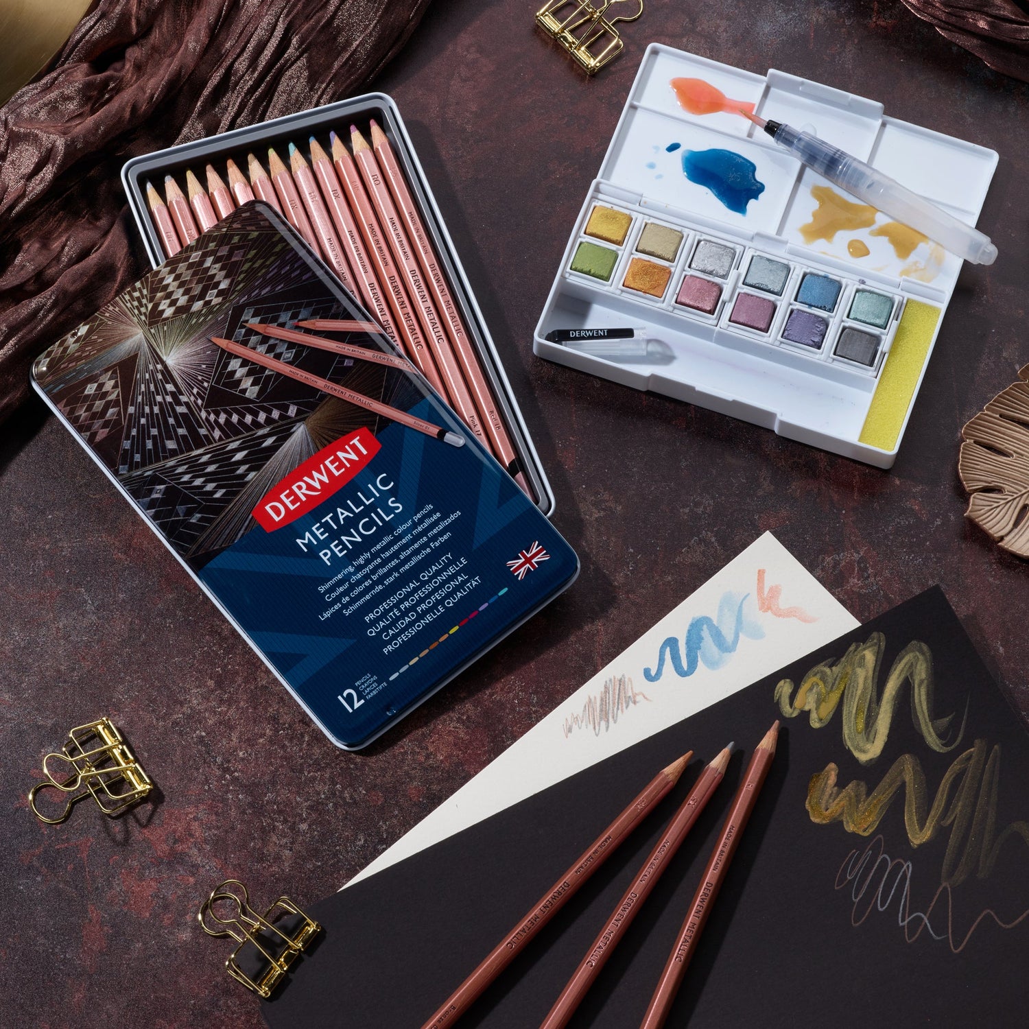 Derwent Metallic Pencils