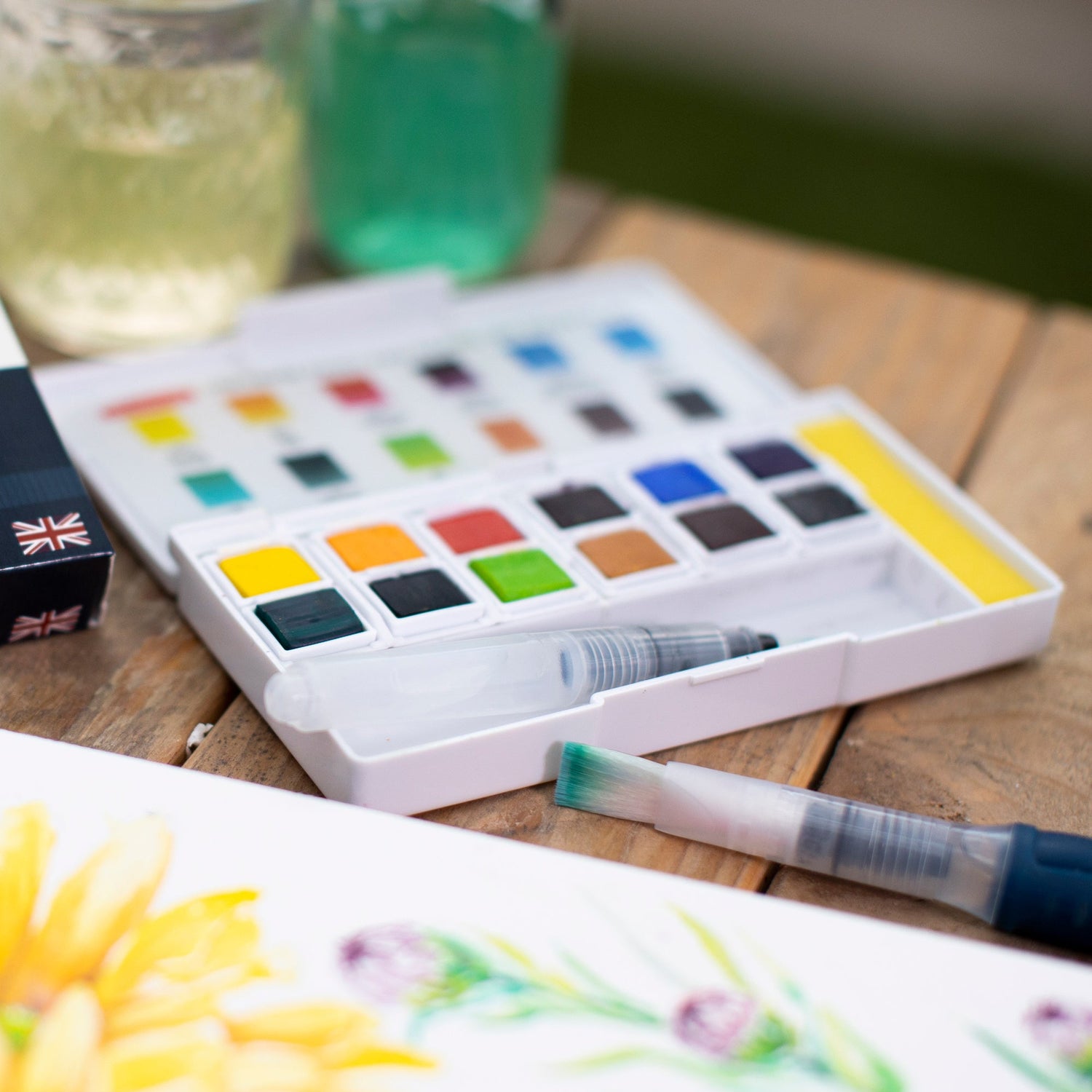 Derwent Watercolour Paint Pan Sets