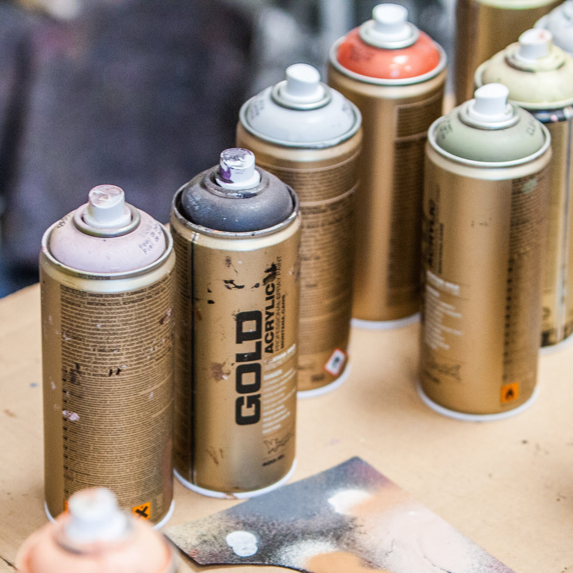 Montana Cans Gold Spraydose – Hohe Deckkraft & Kräftiger Farbton Für Künstlerische Projekte