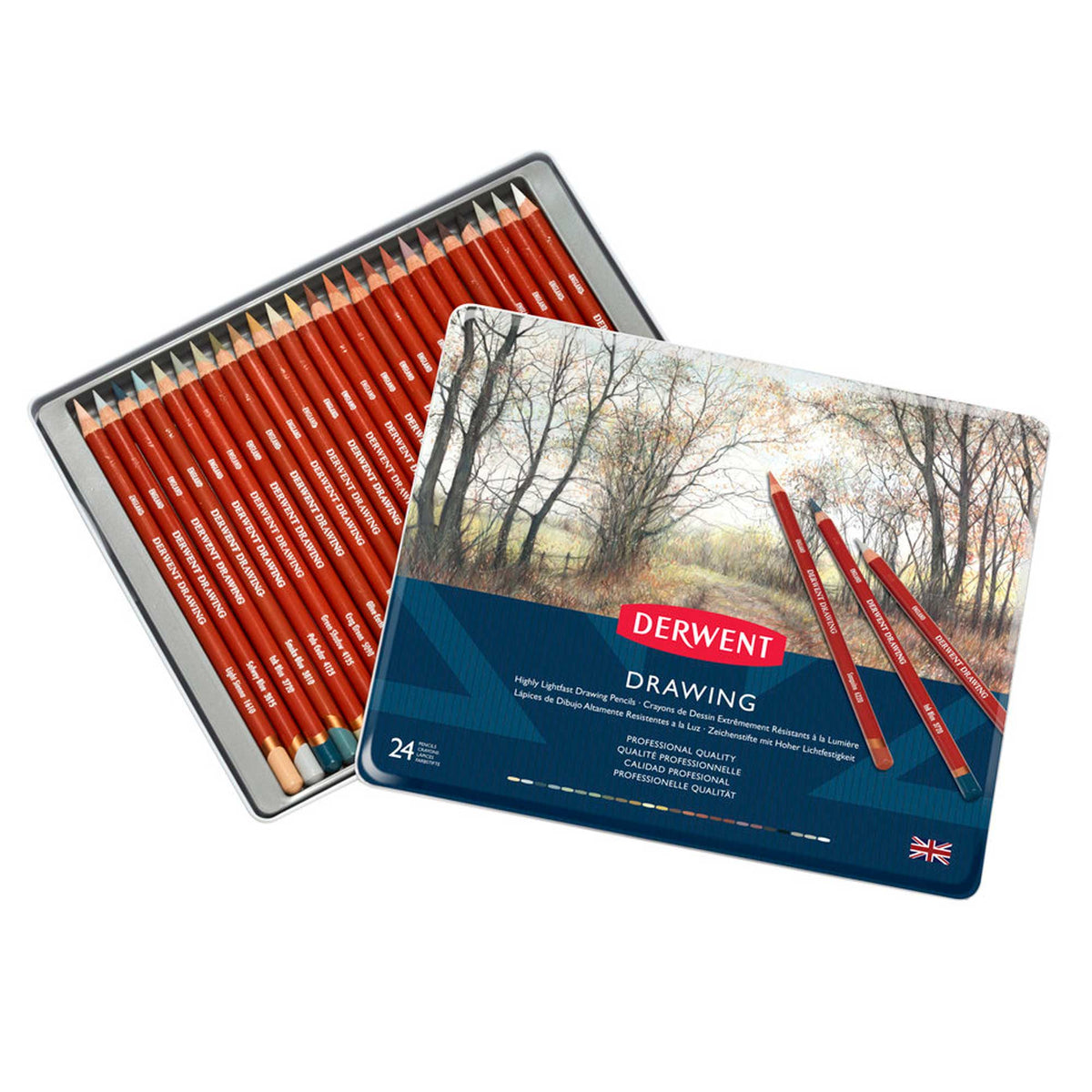 Derwent Drawing Colouring Pencils Set of 24
